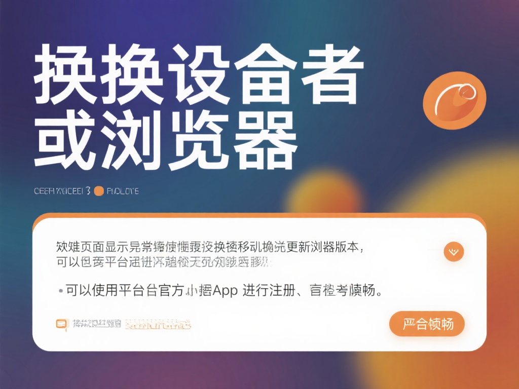 爱游戏体育怎么注册不了 (爱游戏体育怎么注册不了?解决方法一文详解!) 更换设备或浏览器:如果页面显示异常,建议更换设备或