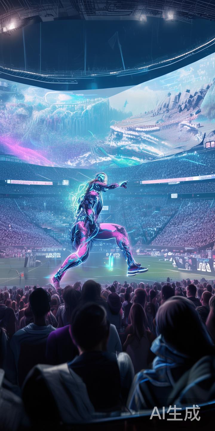 随着数字技术的不断发展，虚拟娱乐和体育运动的界限逐